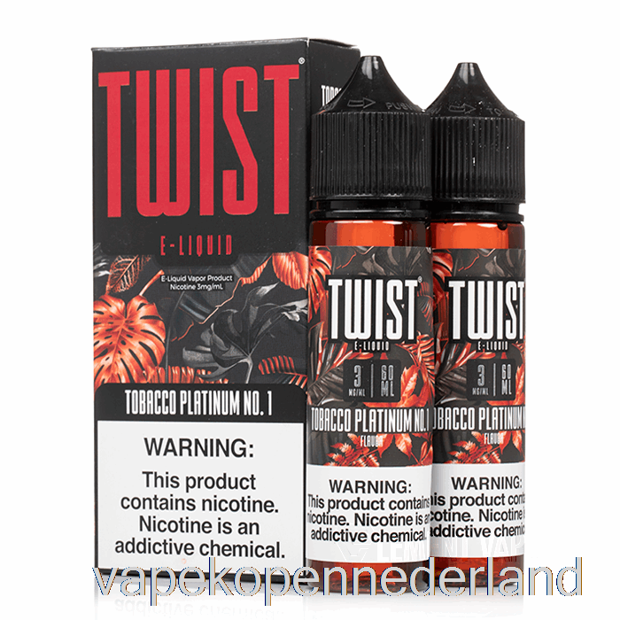 Elektronische Sigaret Vape Tabak Platina Nr. 1 - Twist E-vloeistof - 120 Ml 6 Mg